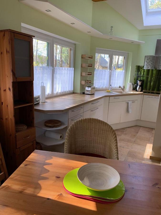 Ruhiges Ferienhaus Wandlitz Dış mekan fotoğraf