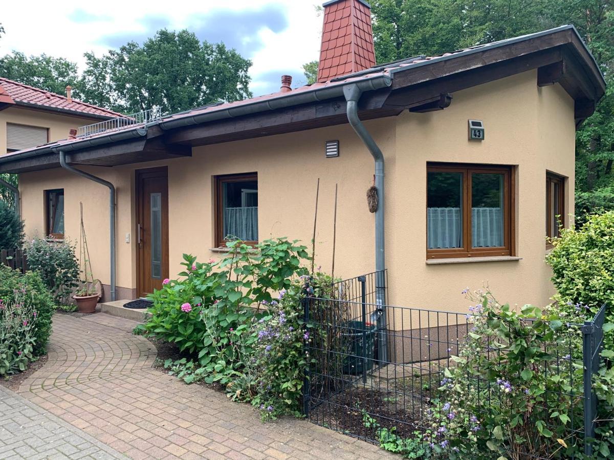 Ruhiges Ferienhaus Wandlitz Dış mekan fotoğraf