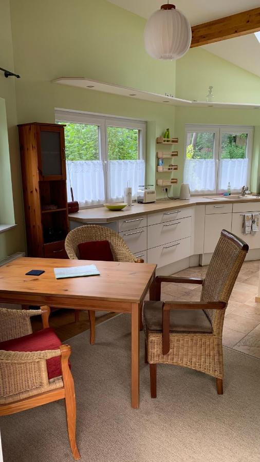 Ruhiges Ferienhaus Wandlitz Dış mekan fotoğraf