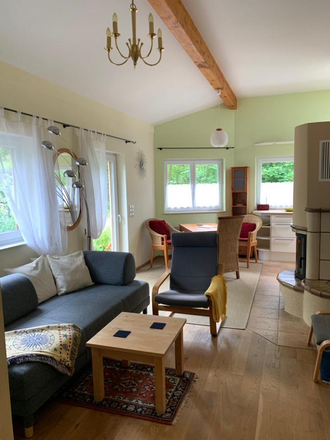 Ruhiges Ferienhaus Wandlitz Dış mekan fotoğraf
